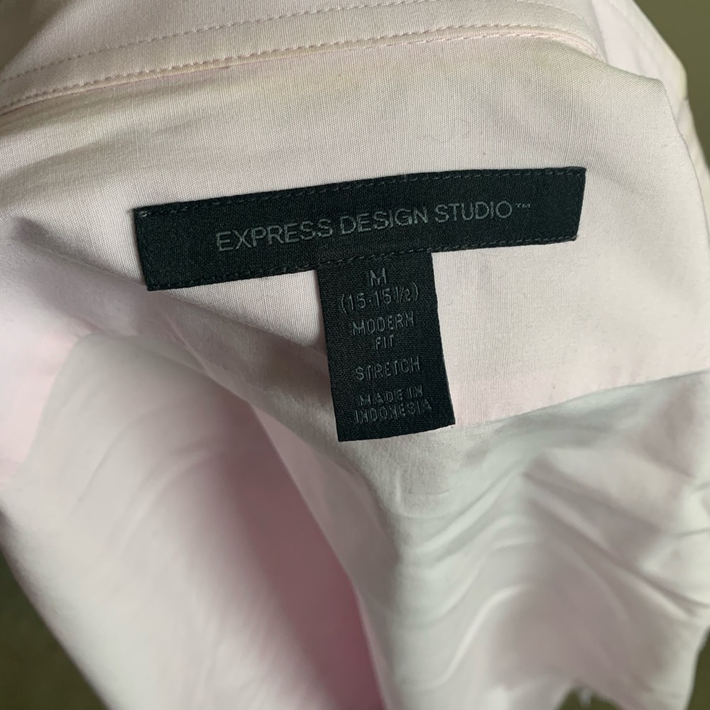 Express Pink Button Down - image 2